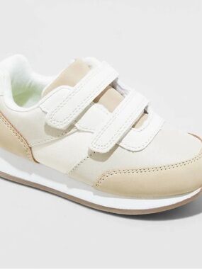 Cat & Jack Kids Charlie Casual Sneakers Beige 12